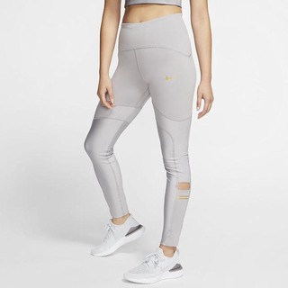 Leggings Nike Speed 7/8 Running Dama Gri Metal Aurii | YGJL-16408